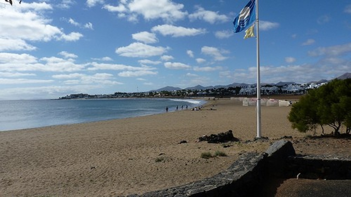 Los Pocillos Blue Flag Beach, from Matagorda